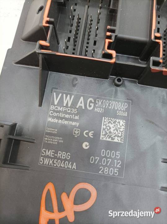 MODUŁ KOMFORTU 5K0937086P BCMPQ35 VW Volkswagen