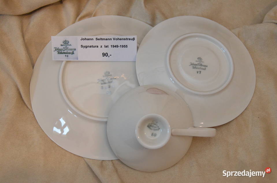 Porcelana Śniadaniówka Trio Bavaria Johan Środa Wielkopolska