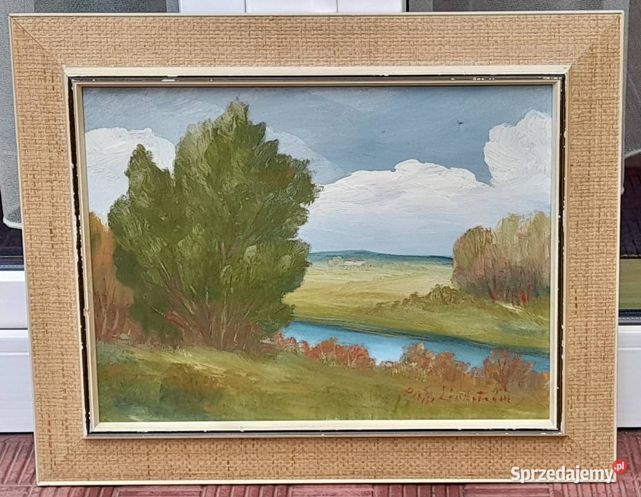 Per Gunnar Lindstrom 19091986 Antyczny obraz Malarstwo mazowieckie Iłża