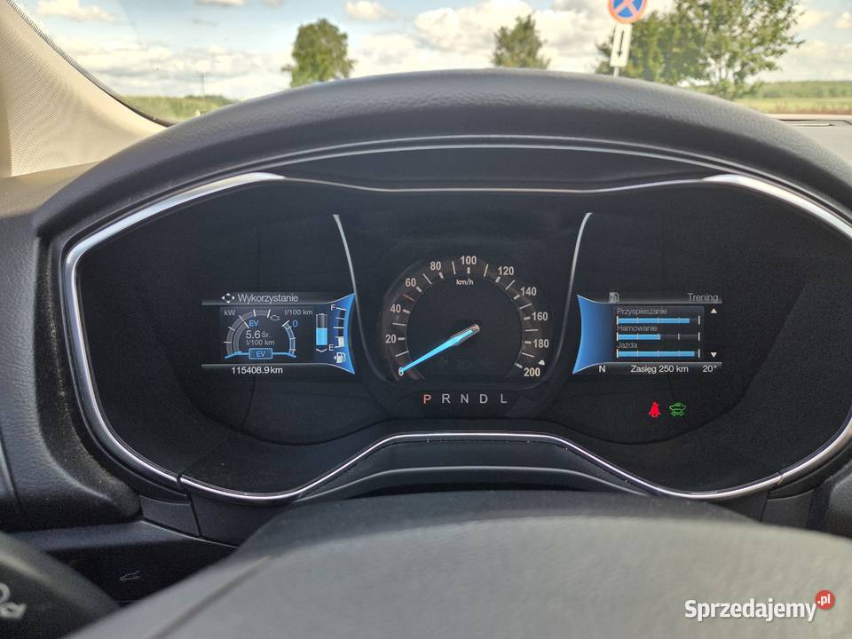 Ford Fusion Energi Titanium Plugin Hybrid 20 podgrzewane fotele Nowe Miasto Lubawskie
