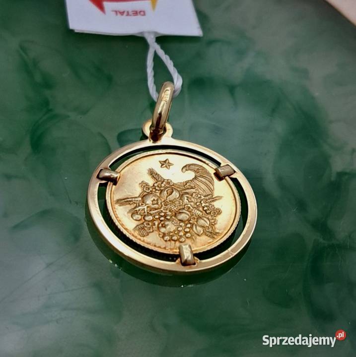 25 Wisiorek Złoty 585 Znak Zodiaku BLIŹNIĘTA wielkopolskie