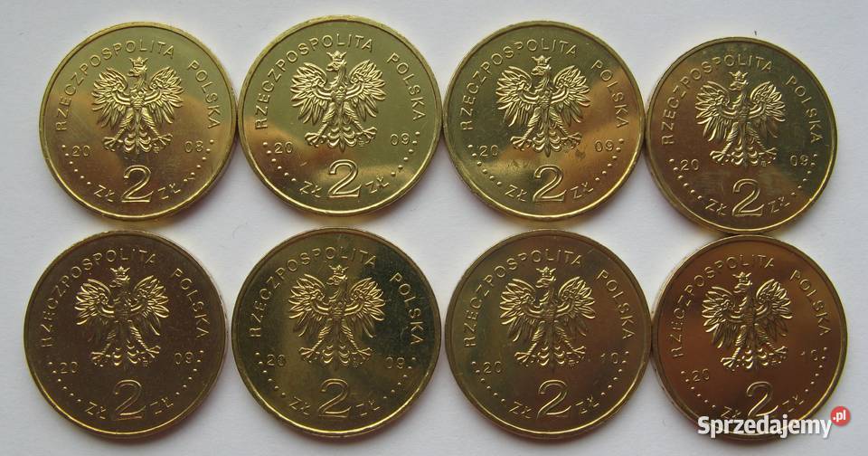 2 okolicznościowe 2008 do 2014 różne Numizmatyka śląskie Dąbrowa Górnicza