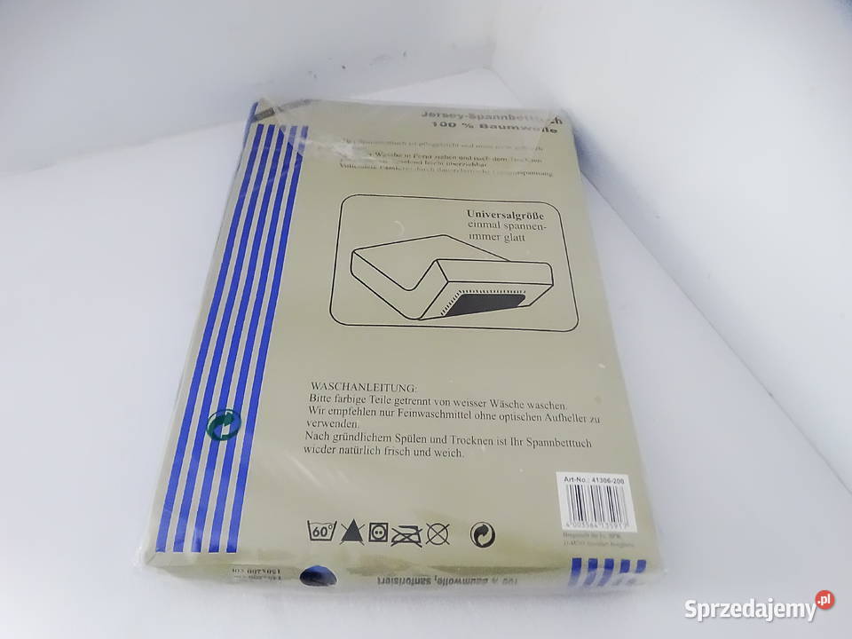 Prześcieradło jersey z gumką szafirowe rozmiar Prześcieradła sprzedam