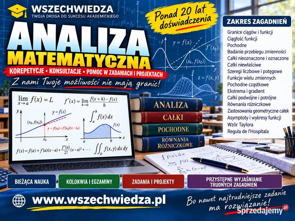 Analiza matematyczna korepetycje rozwiązywanie