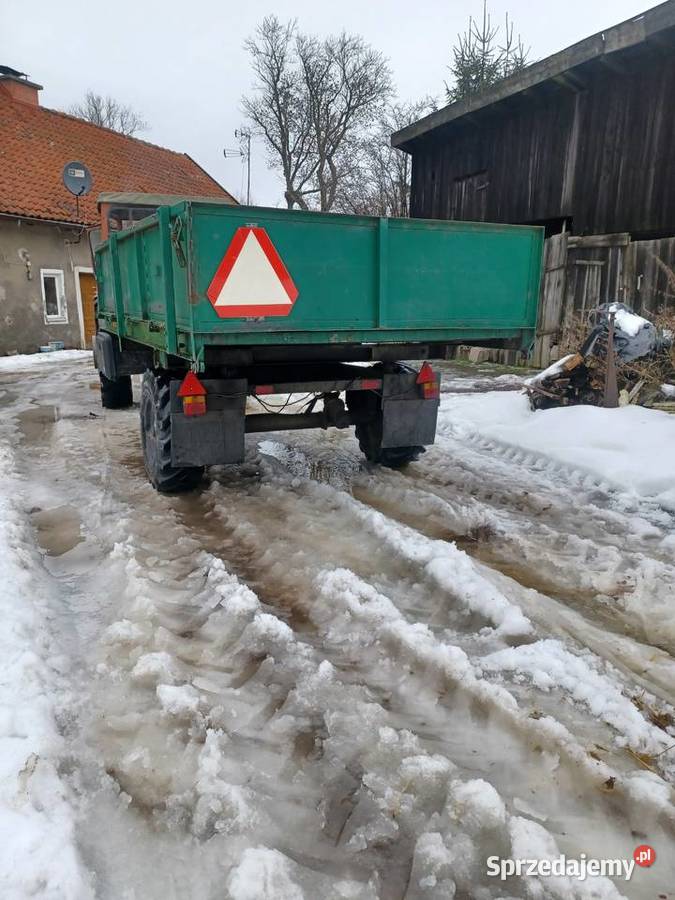 Przyczepa wywrotka jednoosiowa Przyczepy rolnicze warmińsko-mazurskie Młynary
