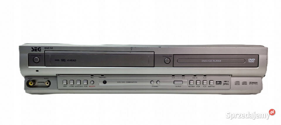 Video i DVD kombo SEG DVC 51 6 head stereo hifi Międzychód sprzedam