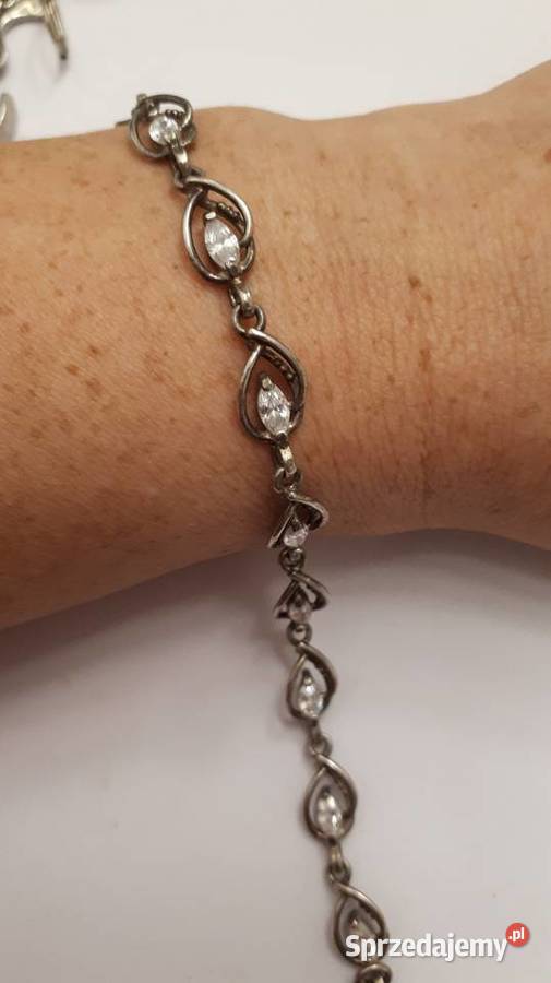 Bransoleta z cyrkoniami Radom sprzedam
