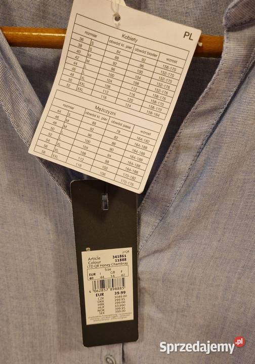 Damska KOSZULA Street One wiskoza niebieska nowa Lublin sprzedam