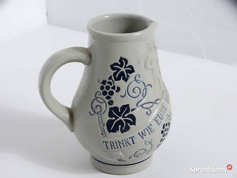 Klasyczny Ceramiczny Dzbanek do Wina Kamionka lubelskie Biłgoraj
