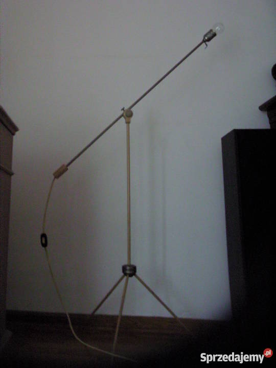 Lampa PRL podłogowa proj AGałecki oryginał lata Dom i Ogród sprzedam