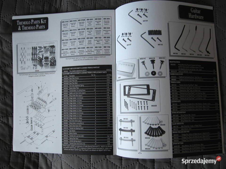 Mighty Mite GuitarBass Parts Catalog katalog pomorskie Kępice