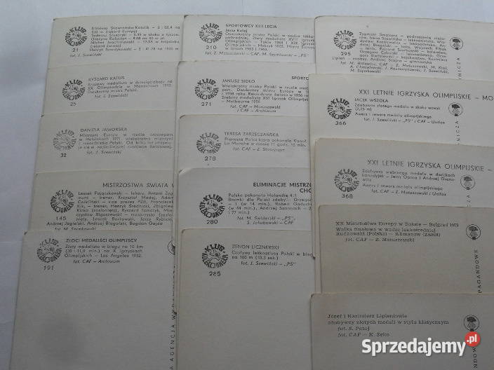 15 pocztówek Sportowych z PRL okazja Wrocław sprzedam