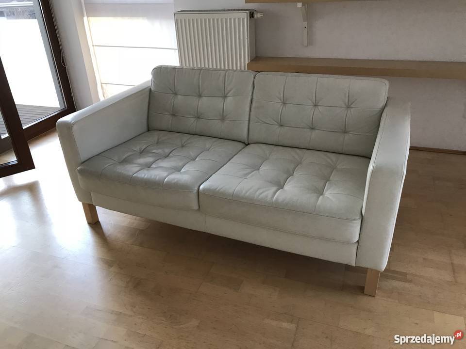 Sofa skórzana IKEA Karlstad beżowa