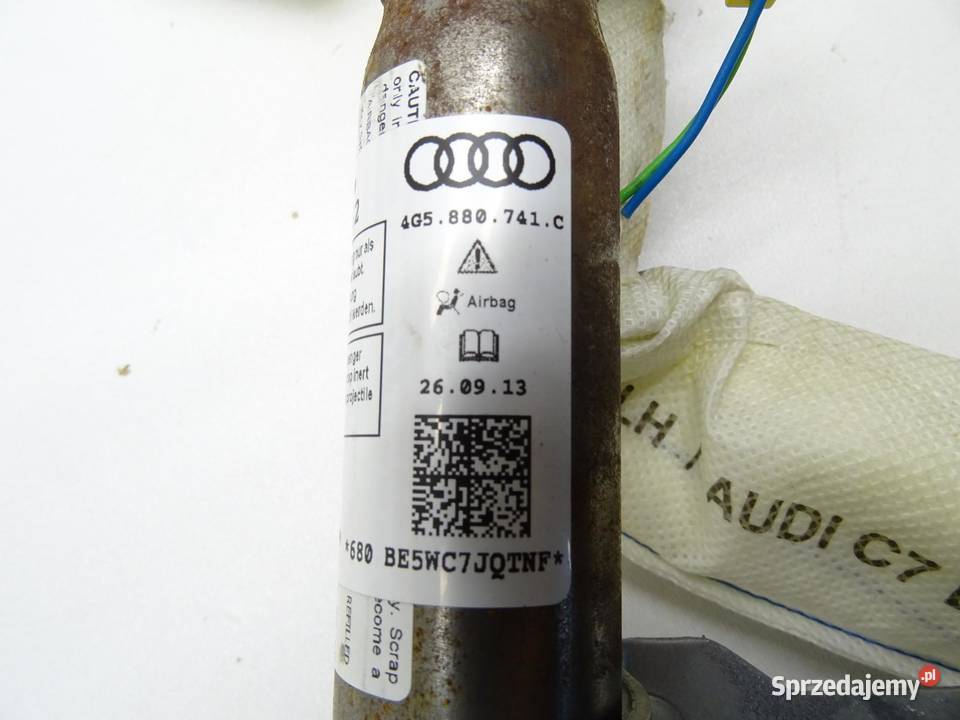 KURTYNA POWIETRZNA AIRBAG LEWA 4G5880741C AUDI