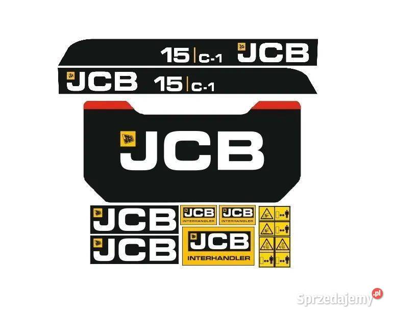 Naklejki oklejenie naklejka JCB 15 C1 Zamiennik Janików