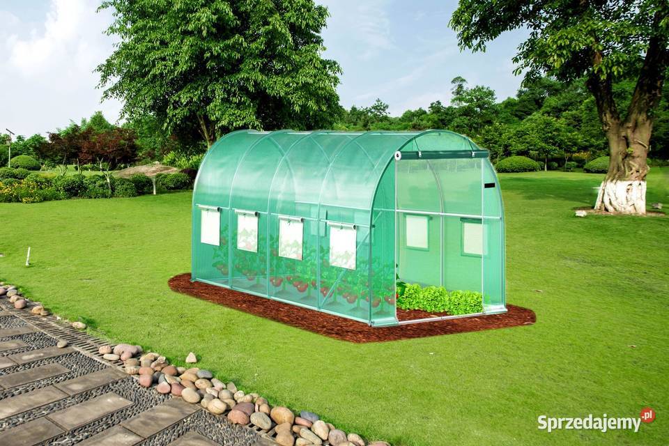 Tunel ogrodowy foliowy szklarnia folia 4x2x2m Poznań