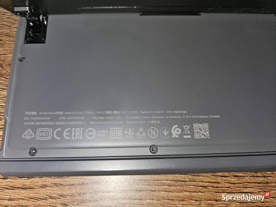 Laptop Lenovo DUET 3 Lasocice