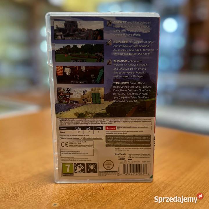 Gra na Nintendo Switch Minecraft warmińsko-mazurskie Elbląg