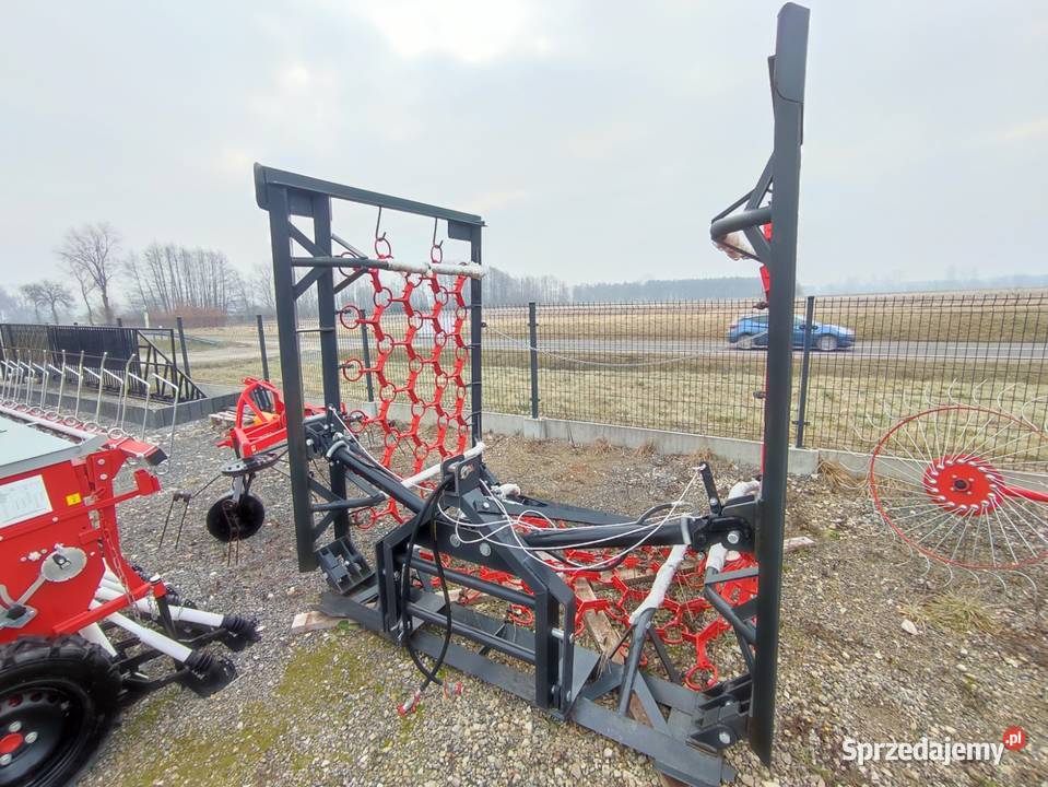 Włóka łąkowopolowa NOWA rozkładana nieuszkodzony Augustów