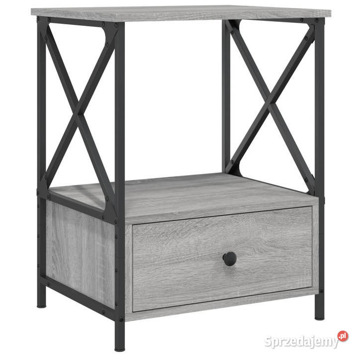 Stolik nocny szary dąb sonoma 50x41x65 WM826089