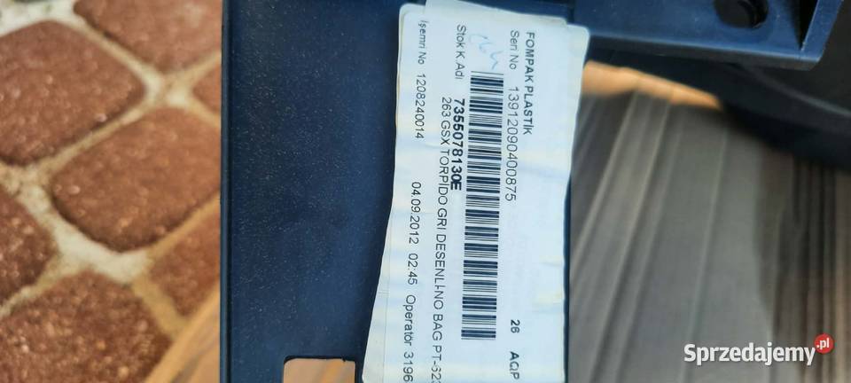 DESKA ROZDZIELCZA FIAT DOBLO 2012 osobowe Tomaszów Lubelski