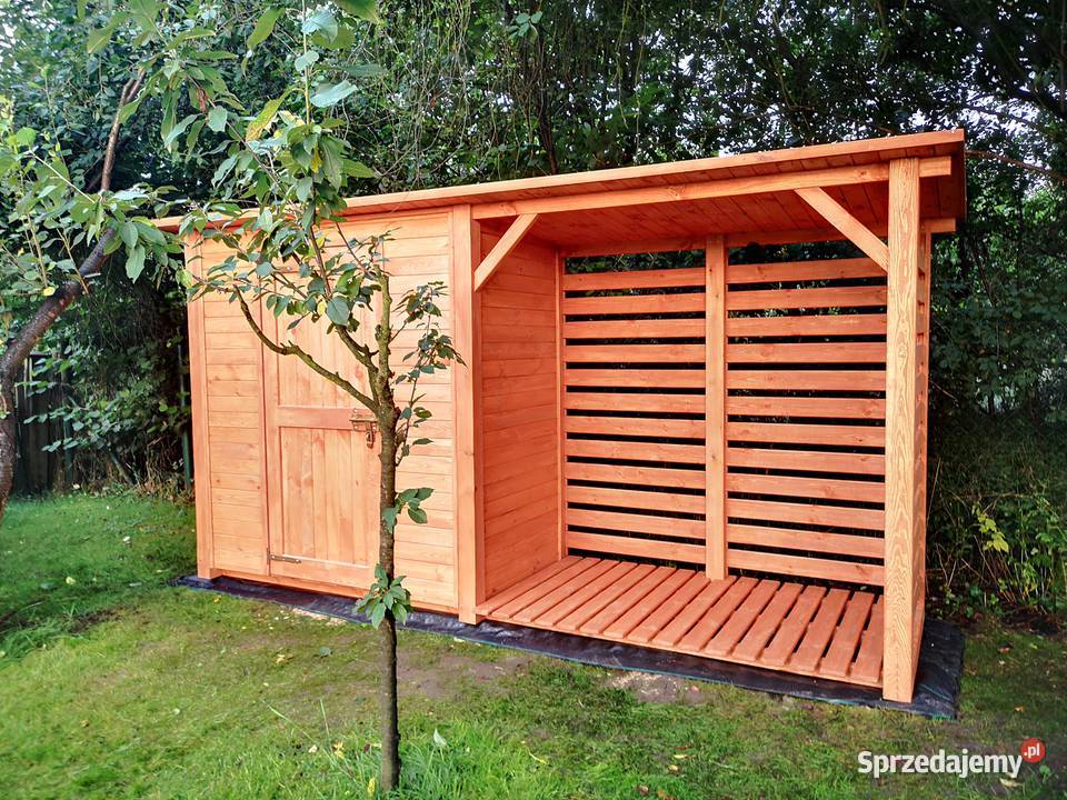 Drewutnia 2 x 11m domek narzędziowy 2 x 11m dach Kalety