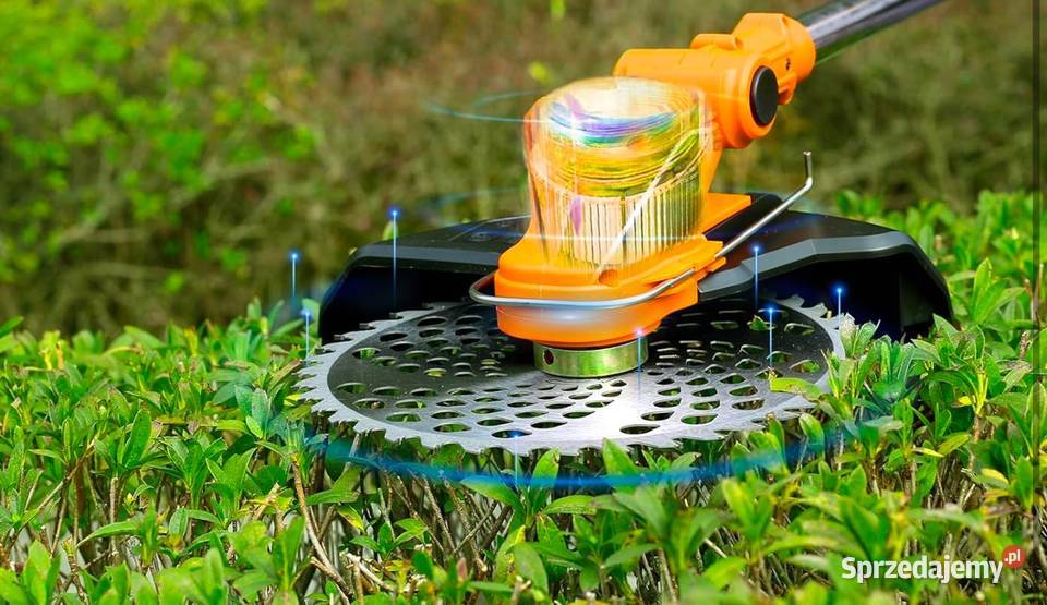 Akumulatorowa podkaszarka do trawnika 21 V 2x Myszyniec