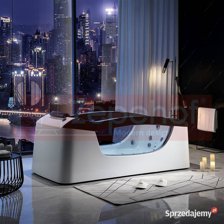 Wanna z hydromasażem EBD034 prostokątna podlaskie