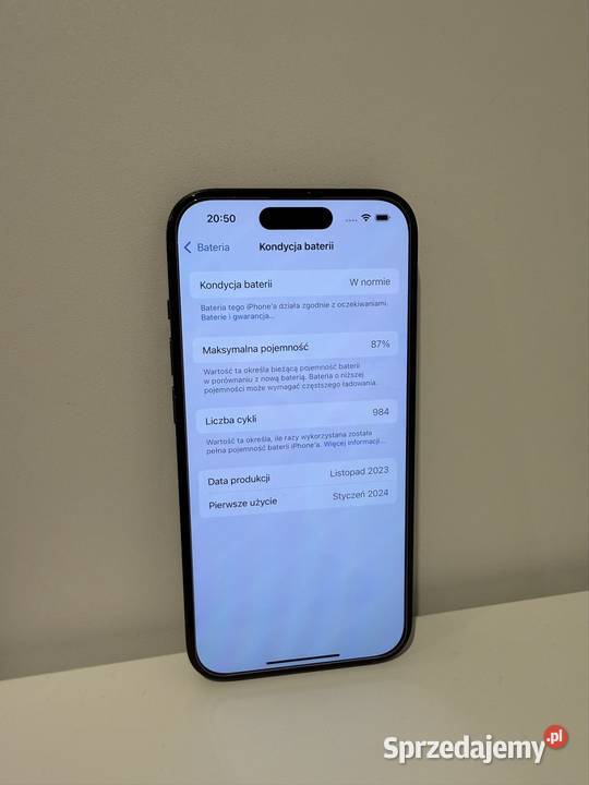 Apple iPhone 15 128GB Czarny Kalisz sprzedam