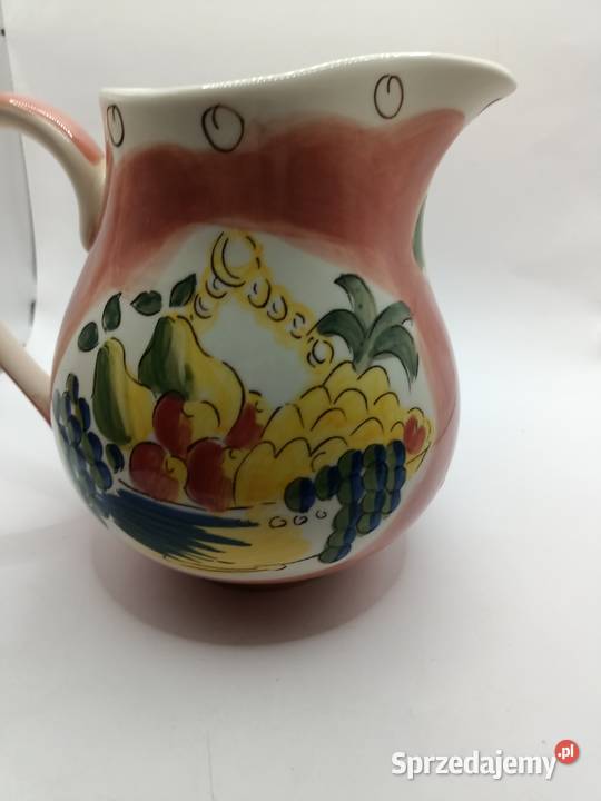 Dzban duży ceramiczny ręcznie malowany Laura Zamość