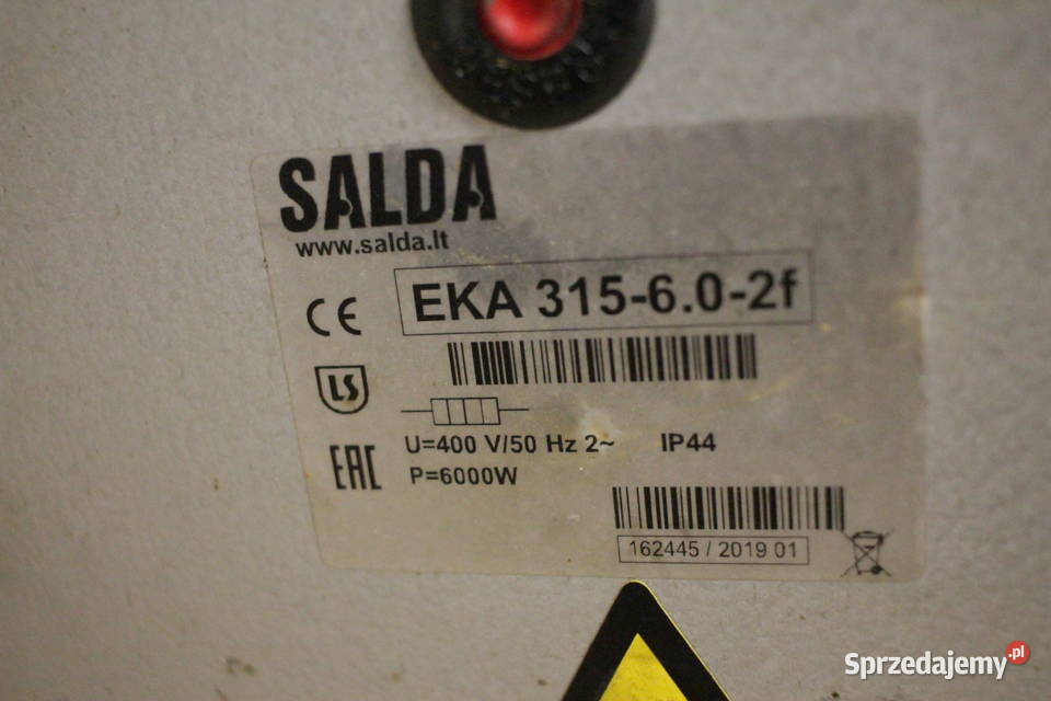 Zestaw grzewczy nagrzewnica wentylator sterownik Pszczyna