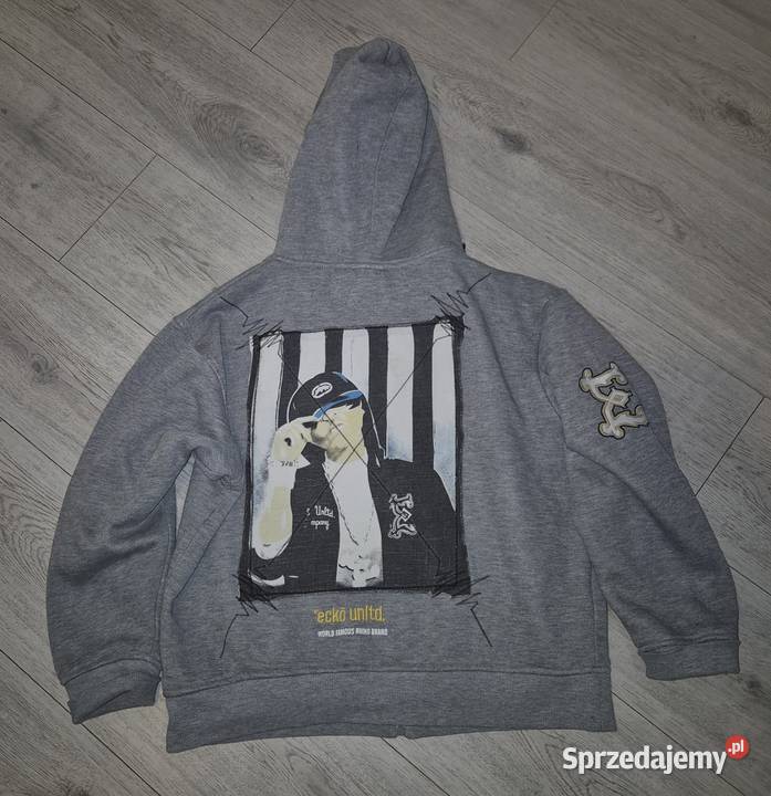 Bluza chłopiec Ecko kaptur szara 140 1012 lat łódzkie Łódź