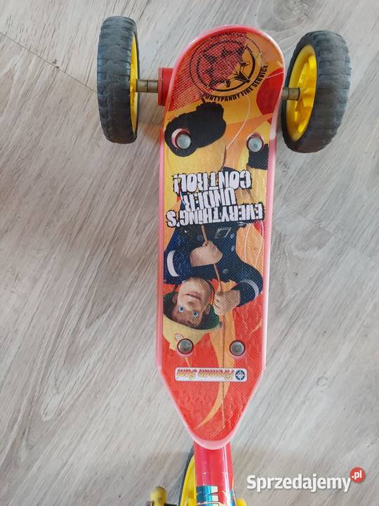 Hulajnoga Strazak Sam Rolki, wrotki i hulajnogi Dla Dziecka śląskie Częstochowa