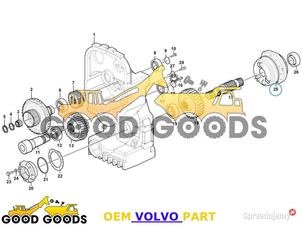 VOLVO TARCZA HAMULCOWA 11037577 11037031 Motoryzacja mazowieckie Władysławów sprzedam