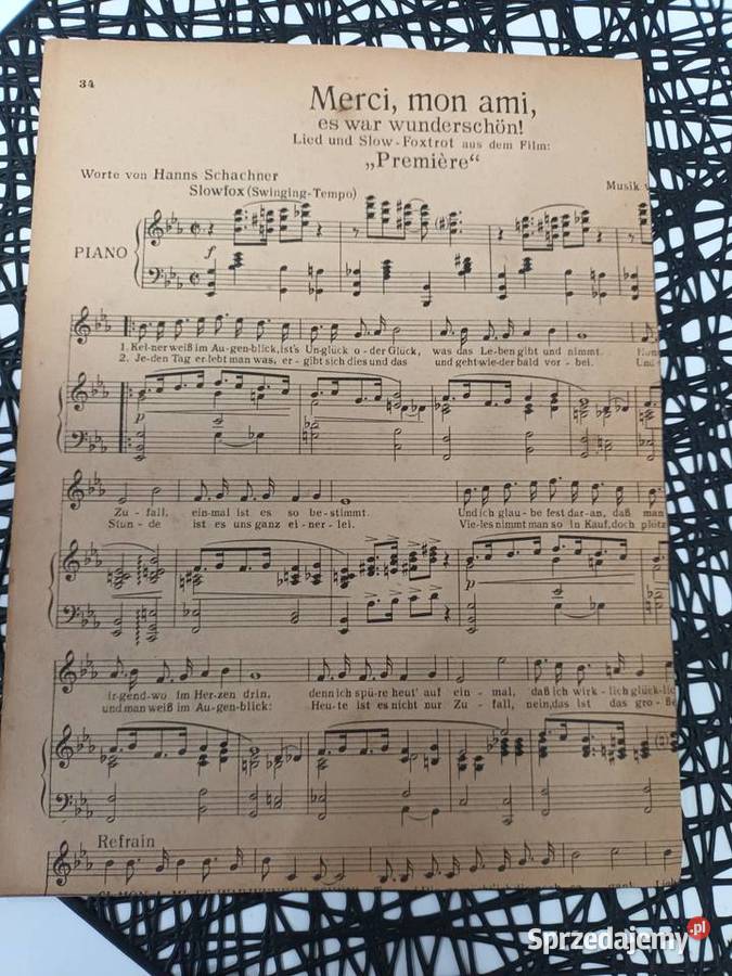 Zdjęcie Edith Piaf z odwrotnej strony Zdjęcia Antykwariat Bielsko-Biała sprzedam