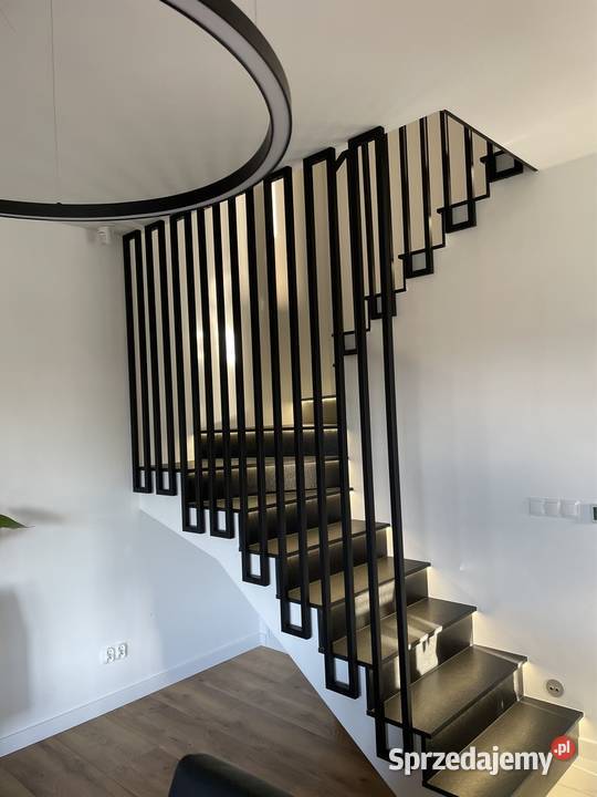 Balustrady loft barierka stalowa harfa Morawica