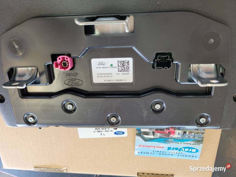 MODUŁ EKRAN FORD TRANSIT RK3B18B955FC3UAW dostawcze Radom sprzedam