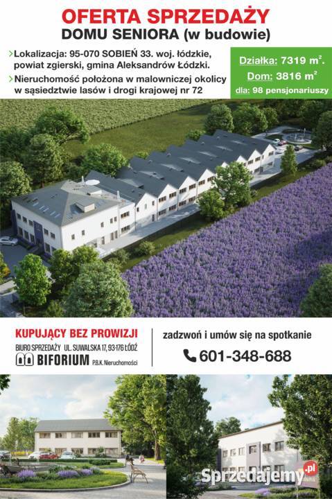 Dom Seniora w budowie 95070 Aleksandrów Łódzki