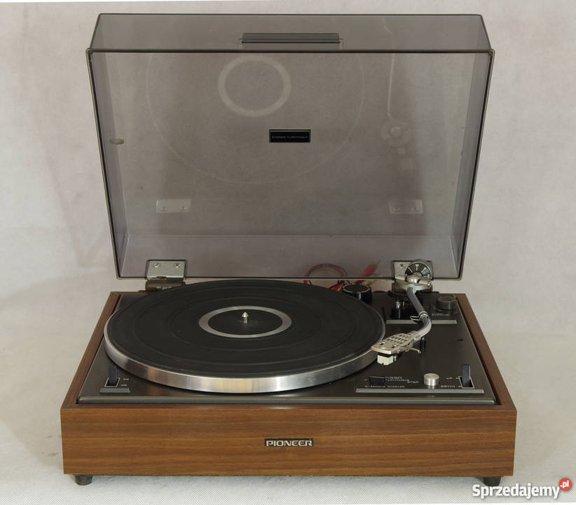 Gramofon Pioneer 15D sprawny ramię S Nowy Pasek Szczodre