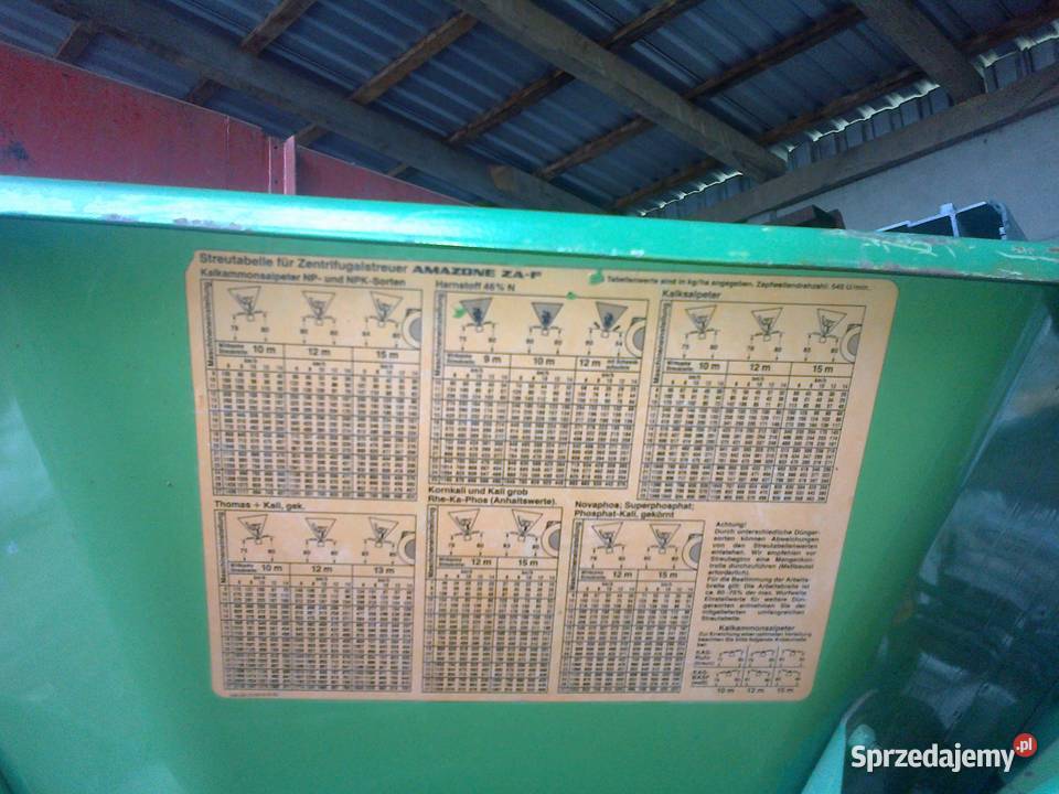 rozsiewacz amazone zaf 402