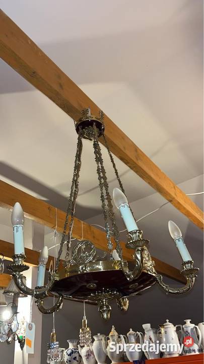 Żyrandol Podsufitowy Pięcioramienny Plafon pomorskie Gdańsk