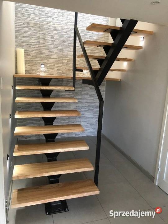 Schody Jednobelkowe jednowangowe produkcja