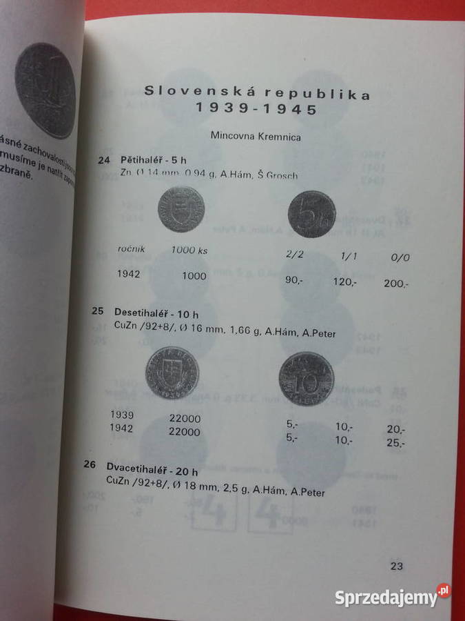 3065 Czechosłowackie monety 19181992 Szczecin