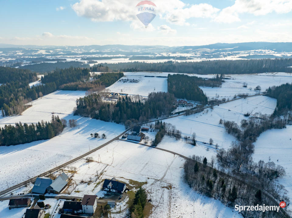 Działka budowlana Wysoka gmina Jordanów Sprzedaż
