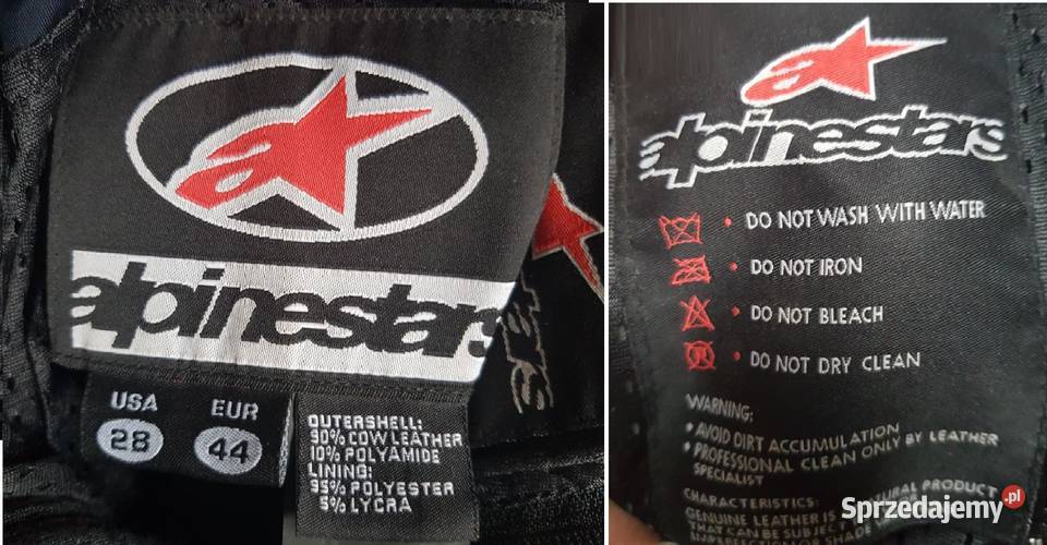 Alpinestar spodnie damskie męskie skórzane Rozmiar L Kielce