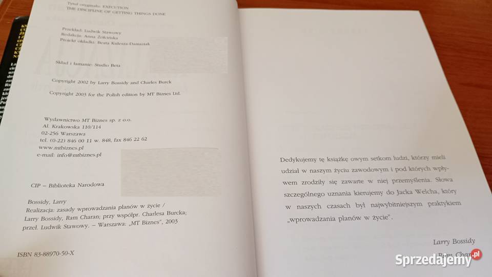 Realizacja zasady wprowadzania planów w życie studia