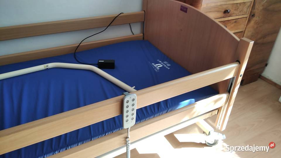 łóżko rehabilitacyjne sterowane pilotem