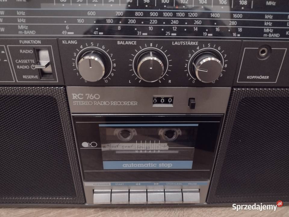 Radiomagnetofon Telefunken RC760 z Bluetooth TOP pomorskie Żukowo