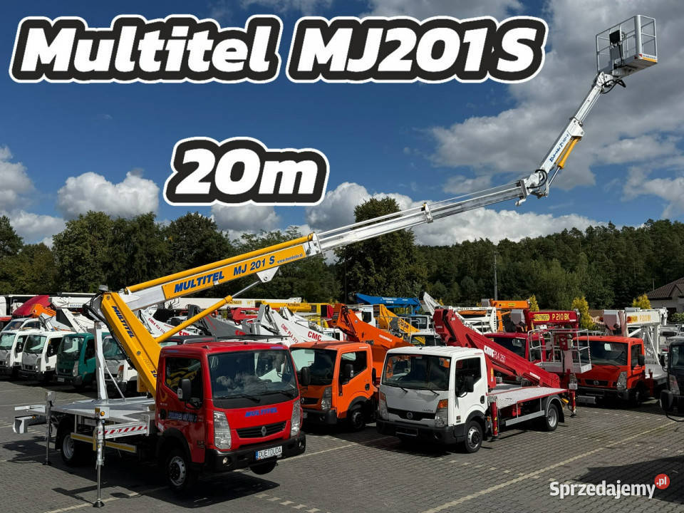 Renault Maxity Zwyżka Podnośnik Koszowy Multitel Rok produkcji 2016 Renault Widełki sprzedam