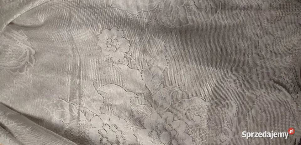 Firanka biała koronkowa szeroka małopolskie Kraków